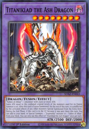 Image of Titaniklad the Ash Dragon [SDAZ-EN043] Common