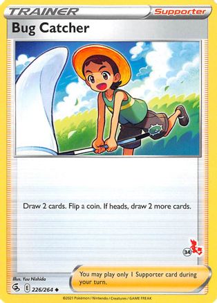 Image of Bug Catcher (226/264) (Cinderace Stamp #34) [Battle Academy 2022]