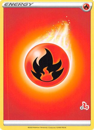Image of Fire Energy (Cinderace Stamp #2) [Battle Academy 2022]