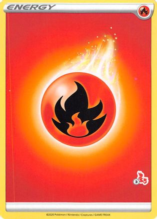 Image of Fire Energy (Cinderace Stamp #3) [Battle Academy 2022]