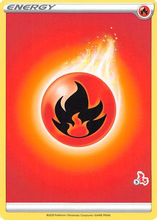 Image of Fire Energy (Cinderace Stamp #5) [Battle Academy 2022]