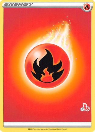 Image of Fire Energy (Cinderace Stamp #6) [Battle Academy 2022]