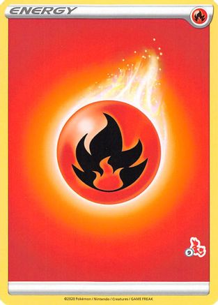 Image of Fire Energy (Cinderace Stamp #9) [Battle Academy 2022]