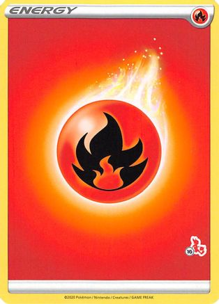 Image of Fire Energy (Cinderace Stamp #16) [Battle Academy 2022]