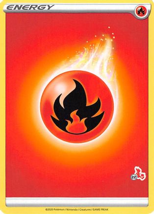 Image of Fire Energy (Cinderace Stamp #22) [Battle Academy 2022]