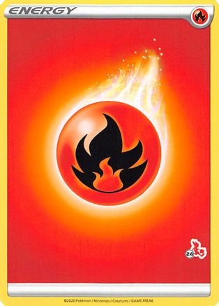 Image of Fire Energy (Cinderace Stamp #24) [Battle Academy 2022]