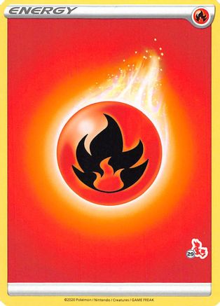 Image of Fire Energy (Cinderace Stamp #29) [Battle Academy 2022]
