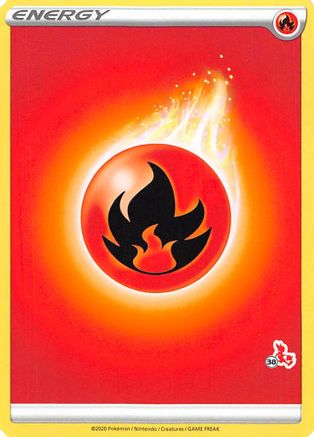 Image of Fire Energy (Cinderace Stamp #38) [Battle Academy 2022]