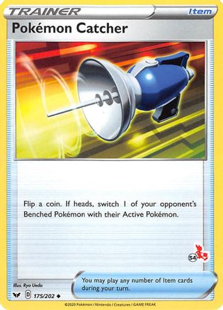 Image of Pokemon Catcher (175/202) (Cinderace Stamp #54) [Battle Academy 2022]