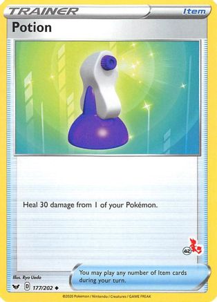 Image of Potion (177/202) (Cinderace Stamp #42) [Battle Academy 2022]