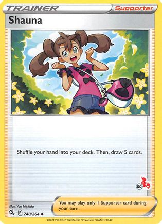 Image of Shauna (240/264) (Cinderace Stamp #50) [Battle Academy 2022]