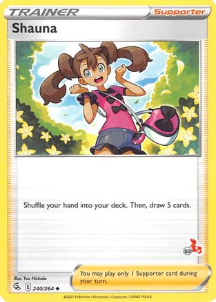Image of Shauna (240/264) (Cinderace Stamp #59) [Battle Academy 2022]