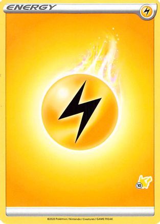 Image of Lightning Energy (Pikachu Stamp #10) [Battle Academy 2022]