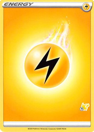 Image of Lightning Energy (Pikachu Stamp #11) [Battle Academy 2022]