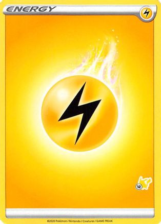 Image of Lightning Energy (Pikachu Stamp #12) [Battle Academy 2022]
