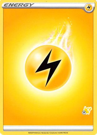 Image of Lightning Energy (Pikachu Stamp #17) [Battle Academy 2022]