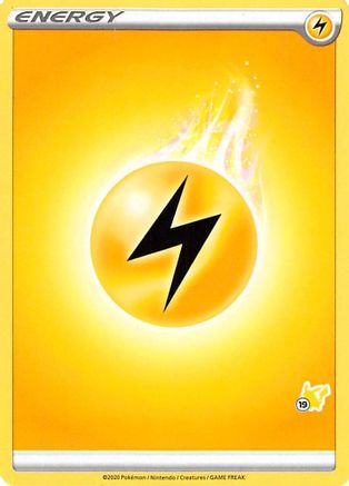 Image of Lightning Energy (Pikachu Stamp #19) [Battle Academy 2022]