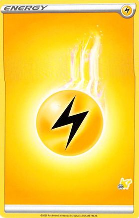 Image of Lightning Energy (Pikachu Stamp #39) [Battle Academy 2022]