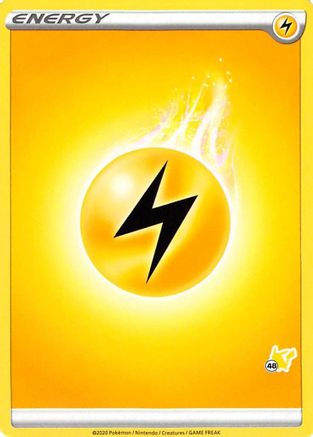 Image of Lightning Energy (Pikachu Stamp #48) [Battle Academy 2022]