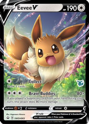 Image of Eevee V (SWSH065) (Eevee Deck) [Battle Academy 2022]