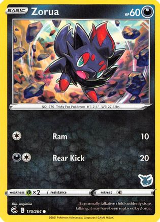 Image of Zorua (170/264) (Eevee Deck) [Battle Academy 2022]