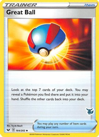 Image of Great Ball (164/202) (Eevee Deck) [Battle Academy 2022]