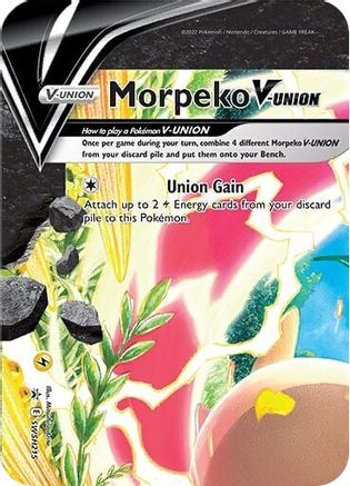 Image of Morpeko V-UNION (SWSH215) [Sword & Shield: Black Star Promos]