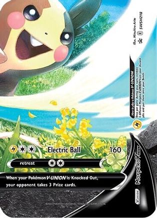 Image of Morpeko V-UNION (SWSH218) [Sword & Shield: Black Star Promos]