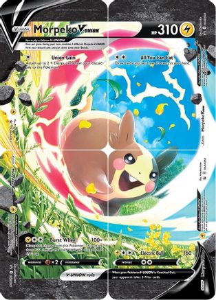 Image of Morpeko V-UNION (SWSH215-218) (Set of 4) [Sword & Shield: Black Star Promos]