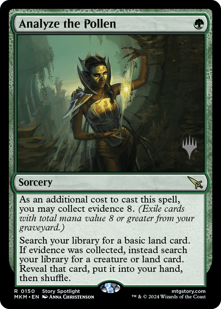 Image of Analyze the Pollen (Promo Pack) [Murders at Karlov Manor Promos]