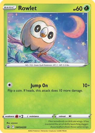 Image of Rowlet (SWSH220) [Sword & Shield: Black Star Promos]