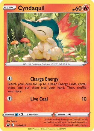 Image of Cyndaquil (SWSH221) [Sword & Shield: Black Star Promos]