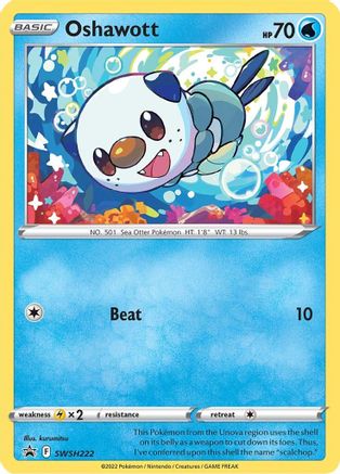 Image of Oshawott (SWSH222) [Sword & Shield: Black Star Promos]