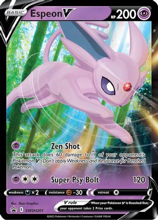 Image of Espeon V (SWSH201) [Sword & Shield: Black Star Promos]