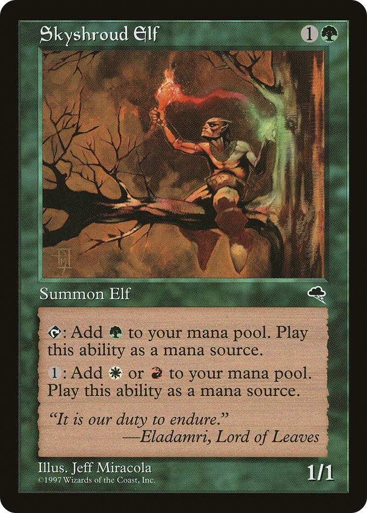 Image of Skyshroud Elf [Tempest]