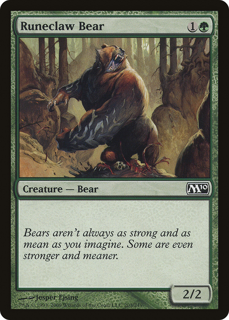 Image of Runeclaw Bear [Magic 2010]