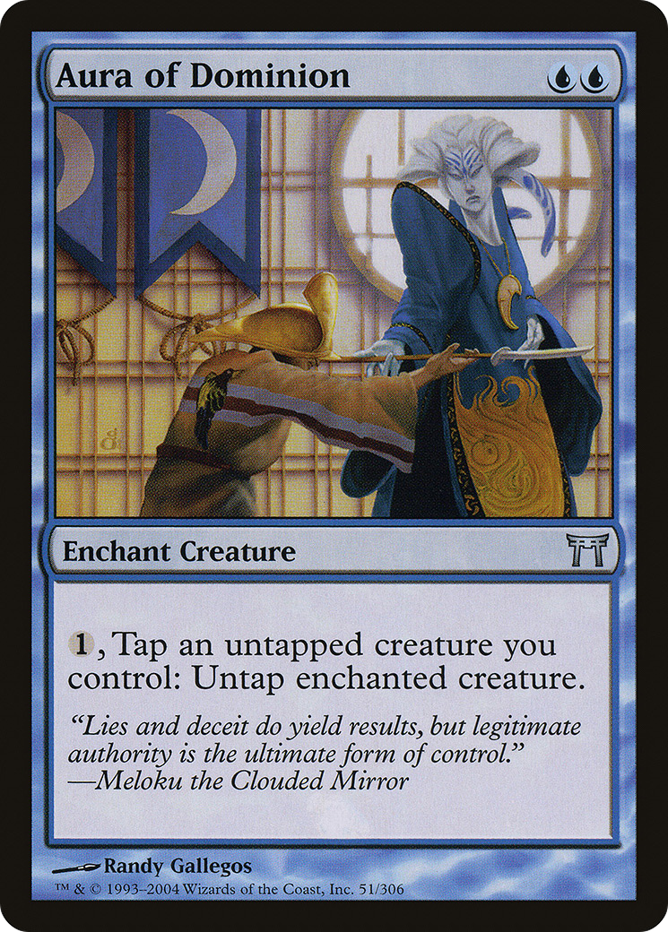 Image of Aura of Dominion [Champions of Kamigawa]