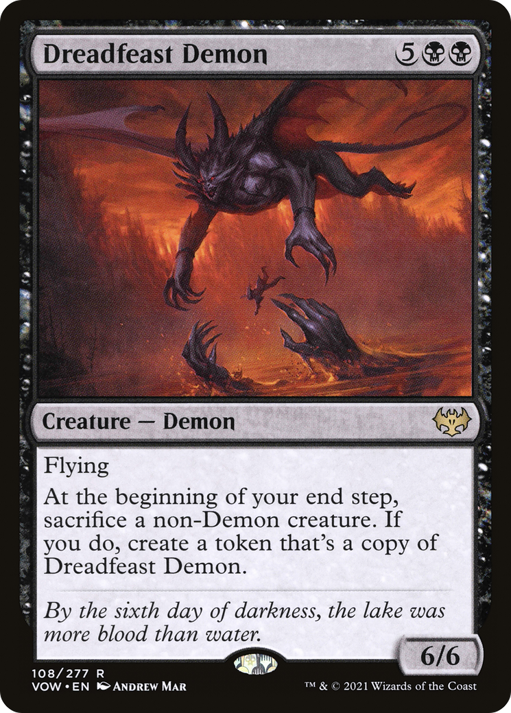 Image of Dreadfeast Demon [Innistrad: Crimson Vow]