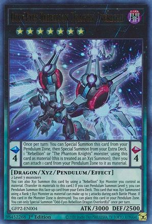 Image of Odd-Eyes Rebellion Dragon Overlord [GFP2-EN004] Ultra Rare