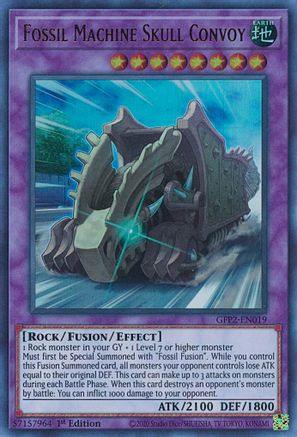 Image of Fossil Machine Skull Convoy [GFP2-EN019] Ultra Rare