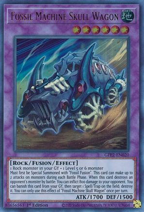 Image of Fossil Machine Skull Wagon [GFP2-EN020] Ultra Rare