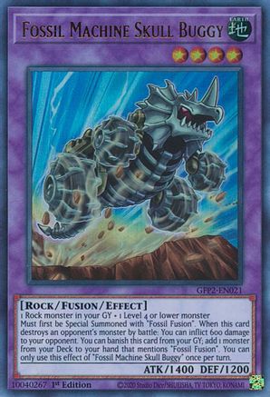 Image of Fossil Machine Skull Buggy [GFP2-EN021] Ultra Rare