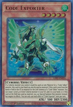 Image of Code Exporter [GFP2-EN024] Ultra Rare