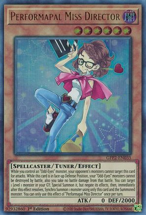 Image of Performapal Miss Director [GFP2-EN035] Ultra Rare