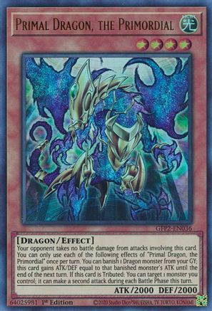 Image of Primal Dragon, the Primordial [GFP2-EN036] Ultra Rare