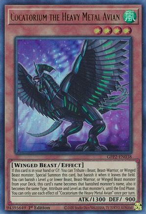 Image of Cocatorium the Heavy Metal Avian [GFP2-EN038] Ultra Rare