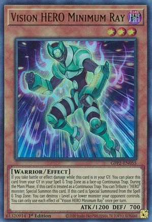 Image of Vision HERO Minimum Ray [GFP2-EN055] Ultra Rare