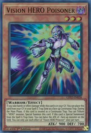 Image of Vision HERO Poisoner [GFP2-EN058] Ultra Rare