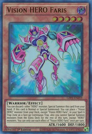 Image of Vision HERO Faris [GFP2-EN059] Ultra Rare
