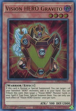 Image of Vision HERO Gravito [GFP2-EN061] Ultra Rare